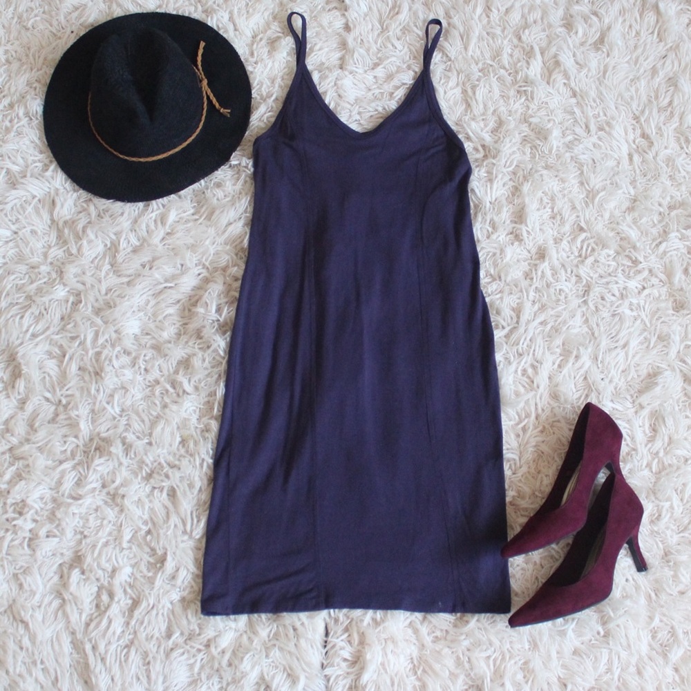 T by Alexander Wang Soft Spaghetti Strap Dress